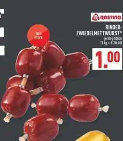 Marktkauf Rasting rinder-zwiebelmettwurst Angebot