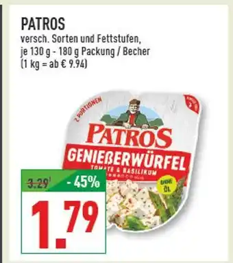Marktkauf Patros genießerwürfel tomate & basilikum Angebot