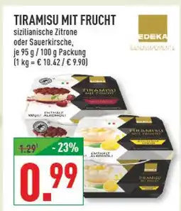Marktkauf Edeka tiramisu mit frucht sizilianische zitrone Angebot