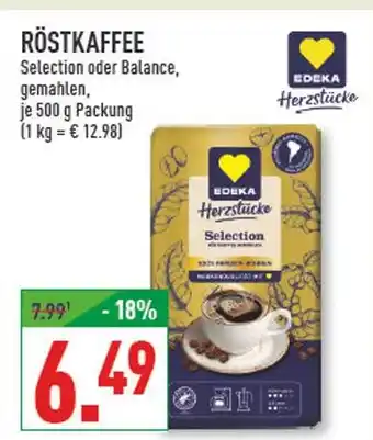 Marktkauf Edeka herzstücke röstkaffee selection Angebot