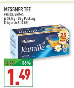 Marktkauf Messmer tee Angebot