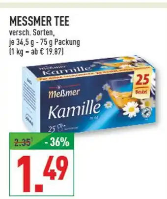 Marktkauf Messmer tee Angebot