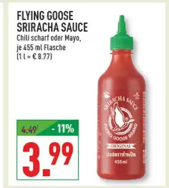 Marktkauf Flying goose sriracha sauce chili scharf Angebot
