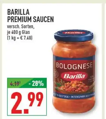Marktkauf Barilla premium saucen Angebot