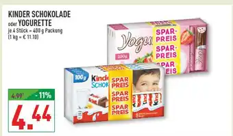 Marktkauf Kinder schokolade Angebot
