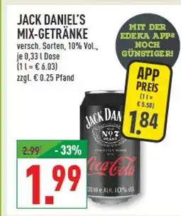 Marktkauf Jack daniel's mix-getränke Angebot