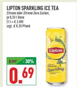 Marktkauf Lipton sparkling ice tea zitrone Angebot