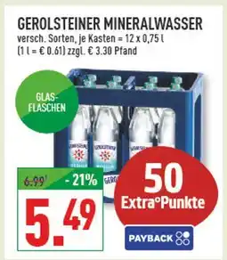 Marktkauf Gerolsteiner mineralwasser Angebot