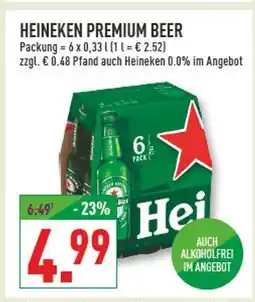 Marktkauf Heineken premium beer Angebot