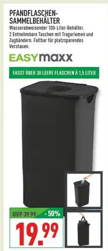 Marktkauf Easymaxx pfandflaschen-sammelbehälter Angebot