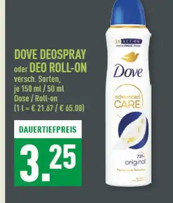 Marktkauf Dove dove deospray Angebot
