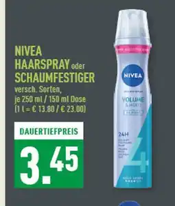 Marktkauf Nivea haarspray Angebot