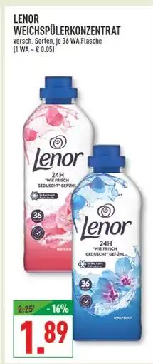 Marktkauf Lenor weichspülerkonzentrat Angebot