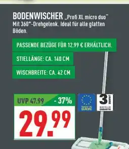 Marktkauf Bodenwischer profi xl micro duo Angebot