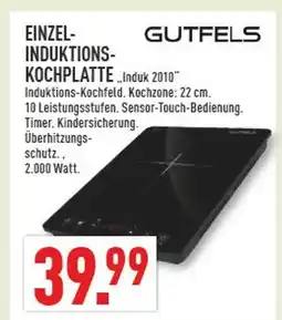 Marktkauf Gutfels einzel-induktions-kochplatte induk 2010 Angebot