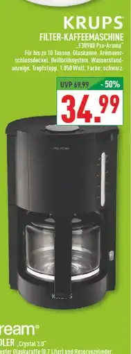 Marktkauf Krups filter-kaffeemaschine Angebot