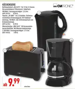 Marktkauf Clatronic kaffeeautomat ka 3473 Angebot