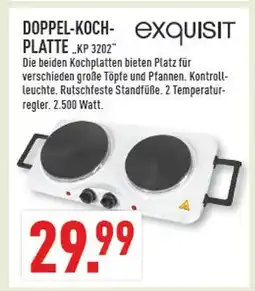 Marktkauf Exquisit doppel-kochplatte kp 3202 Angebot