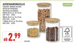 Marktkauf Kesper aufbewahrungsglas 500 ml Angebot