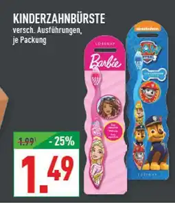 Marktkauf Lösenay kinderzahnbürste barbie Angebot
