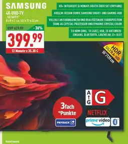 Marktkauf Samsung 4k-uhd-tv 55cu6979 Angebot