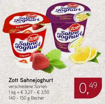 Dornseifer Zott Sahnejoghurt Angebot