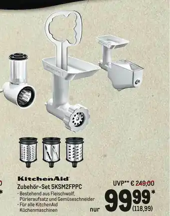 METRO KitchenAid Zubehör-Set 5KSM2FPPC Angebot
