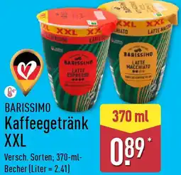 Aldi Nord BARISSIMO Kaffeegetränk XXL Angebot