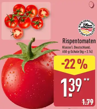 Aldi Nord Rispentomaten Angebot