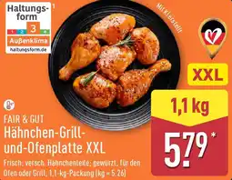 Aldi Nord FAIR & GUT Hähnchen-Grill und Ofenplatte XXL Angebot