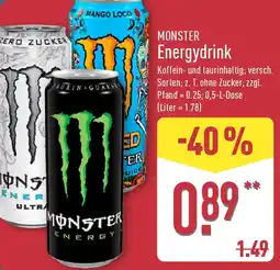 Aldi Nord MONSTER Energydrink Angebot