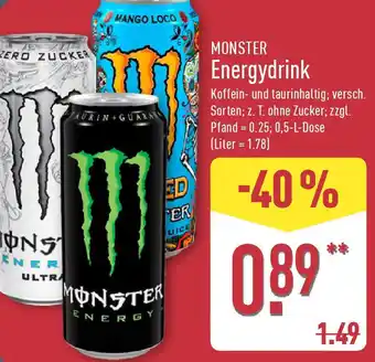 Aldi Nord MONSTER Energydrink Angebot