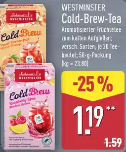 Aldi Nord WESTMINSTER Cold-Brew-Tea Angebot