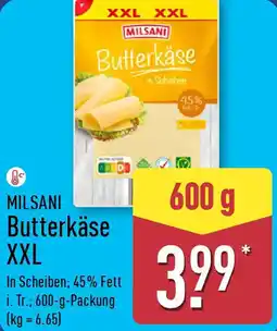 Aldi Nord MILSANI Butterkäse XXL Angebot