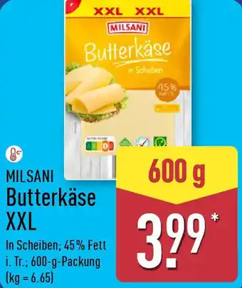 Aldi Nord MILSANI Butterkäse XXL Angebot