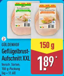Aldi Nord GÜLDENHOF Geflügelbrust Aufschnitt XXL Angebot