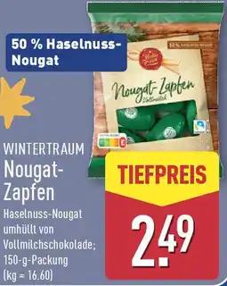 Aldi Nord WINTERTRAUM Nougat Zapfen Angebot