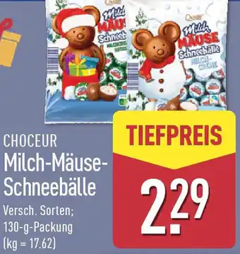 Aldi Nord CHOCEUR Milch-Mäuse Schneebälle Angebot