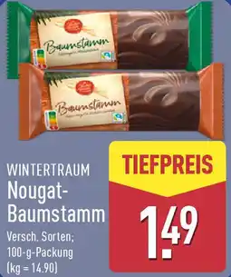 Aldi Nord WINTERTRAUM Nougat Baumstamm Angebot