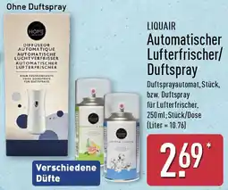 Aldi Nord LIQUAIR Automatischer Lufterfrischer/ Duftspray Angebot