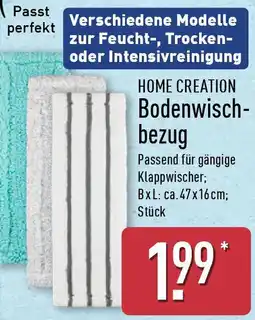 Aldi Nord HOME CREATION Bodenwischbezug Angebot