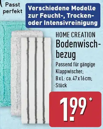 Aldi Nord HOME CREATION Bodenwischbezug Angebot