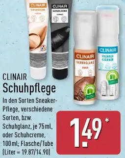 Aldi Nord CLINAIR Schuhpflege Angebot