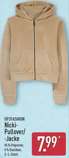 Aldi Nord UP2FASHION Nicki Pullover/ -Jacke Angebot
