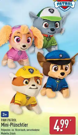 Aldi Nord PAW PATROL Mini-Plüschtier Angebot