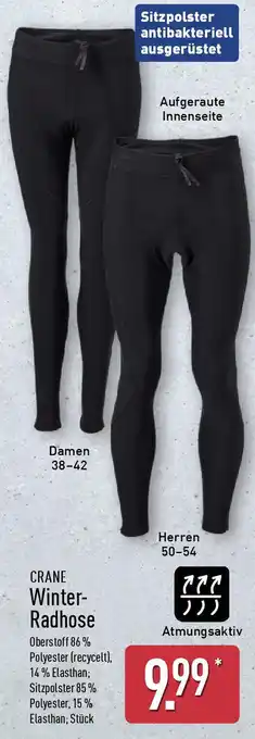 Aldi Nord CRANE Winter Radhose Angebot