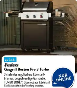Aldi Nord Enders Gasgrill Boston Pro 3 Turbo Angebot