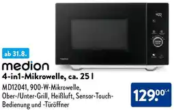 Aldi Nord medion 4-in1-Mikrowelle, ca. 25 l Angebot