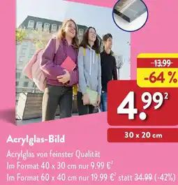 Aldi Nord Acrylglas-Bild Angebot