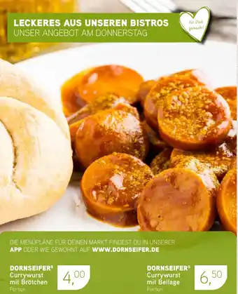 Dornseifer DORNSEIFERS Currywurst mit Brötchen Angebot